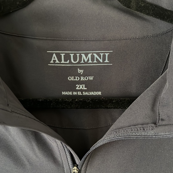 Alumni by Old Row Pullover 1/4 Zip Navy Blue XXL - Picture 2 of 7